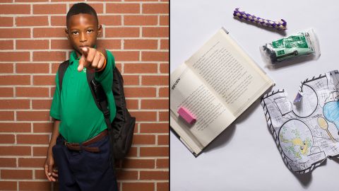 Lawrence, a second-grade student at KIPP STRIVE Primary, said he's a huge sports fan, so he most often uses his book from Mike Lupica's "Comeback Kids" series.
