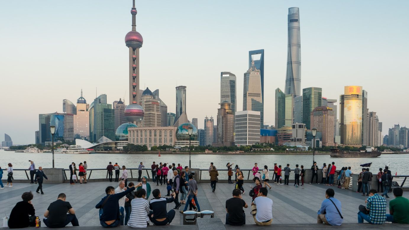 The Lujiazui skyline is Shanghai's most iconic and recognizable view. The district has been the city's financial center since the early 1990s.