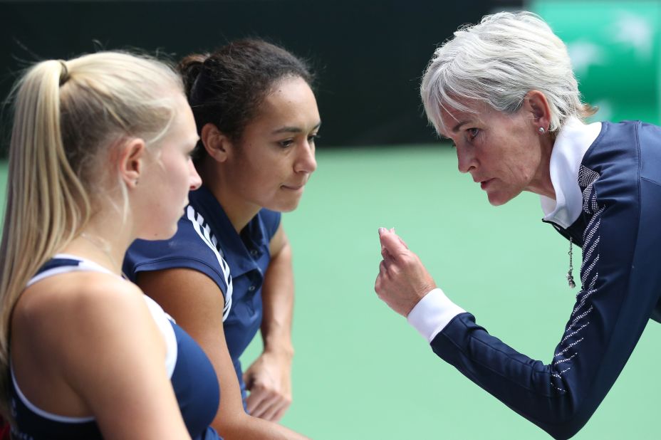 Judy knows a thing or two about team competition, having coached GB's women in the Davis Cup equivalent -- the Fed Cup -- since 2011.