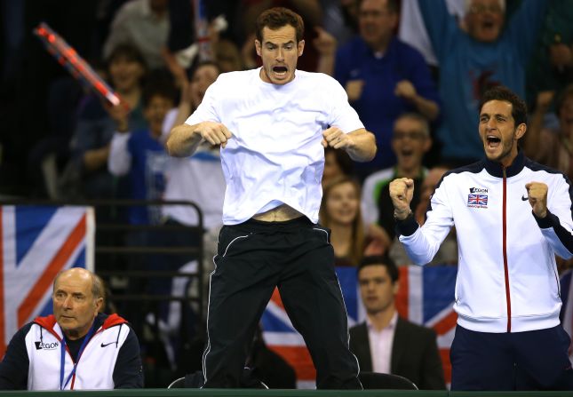 "The whole family is going to the Davis Cup final," Judy said. This is a very special moment for the family with both boys playing and it's potentially a moment in history -- it's a big, big moment in their lives. We'll sit with the British part of the crowd and make as much noise as we can."<br />