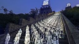 star wars on great wall
