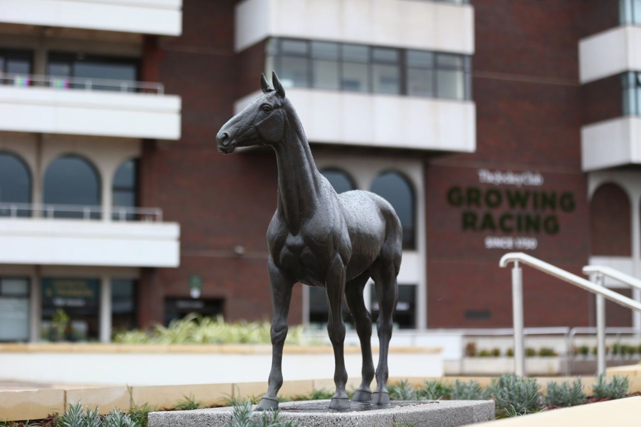 A statue dedicated to the horse, who was said to have enjoyed a drop of Guinness, is on display at Cheltenham.<br />