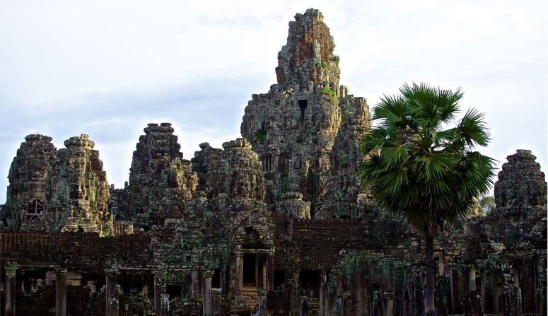 The most intricate temple in Siem Reap, Cambodia, is Bayon.