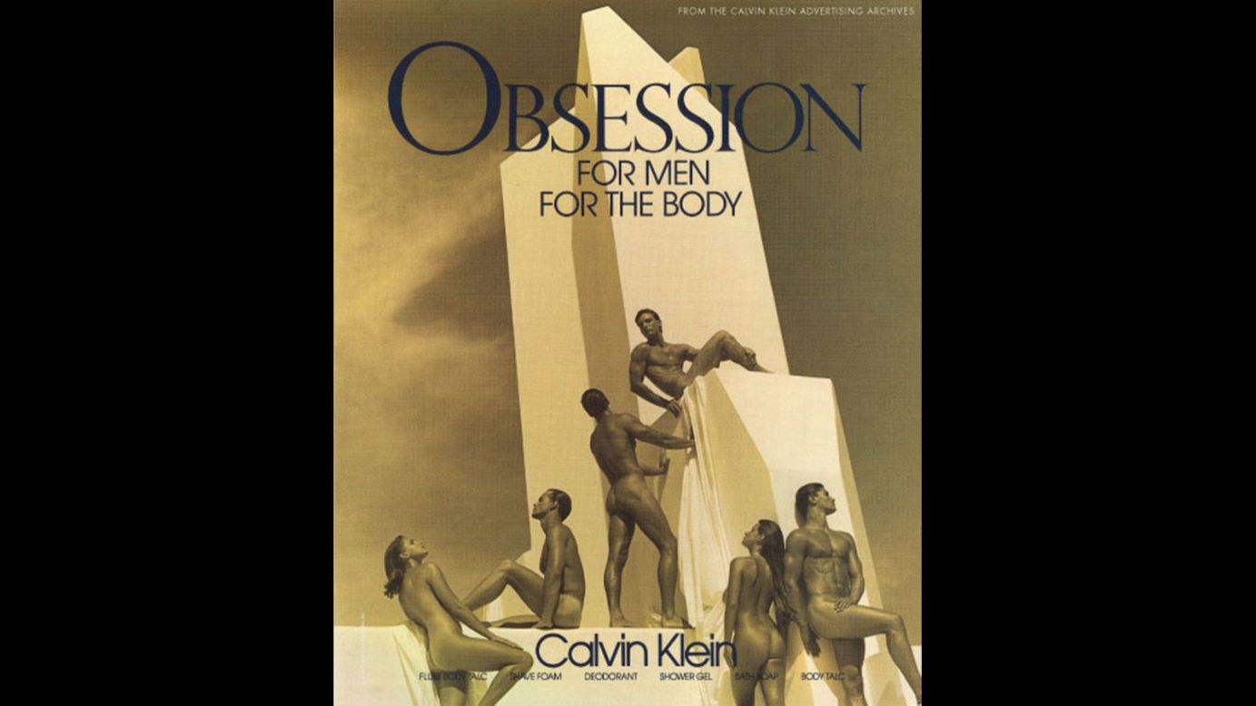 The work of Bruce Weber in collaboration with Calvin Klein is frequently <a href="https://books.google.com.hk/books?id=wmYI5fIvXy8C&pg=PT27&lpg=PT27&dq=bruce+weber+homosxuality&source=bl&ots=NCw-1drQac&sig=SNcotOs_U9WYg71lUgAzb-J_OLg&hl=en&sa=X&ved=0CDEQ6AEwBGoVChMI1LC8wKCKyQIVhxSUCh1ulwQJ#v=onepage&q=bruce%20weber%20homosxuality&f=false" target="_blank" target="_blank">cited</a> for introducing a "breakthrough" in advertising by introducing subtle homoerotic themes. Above in an advertisement for Calvin Klein: Obsession, from 1992. 