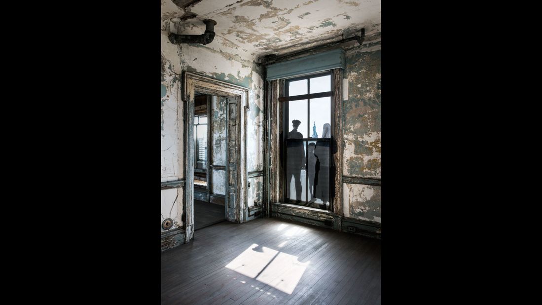 The "Unframed - Ellis Island" project was a series of installations built within abandoned buildings on Ellis Island. Located next to the Statue of Liberty in New York, the island acted as an entry point into America for millions of immigrants from 1892 to 1954. 