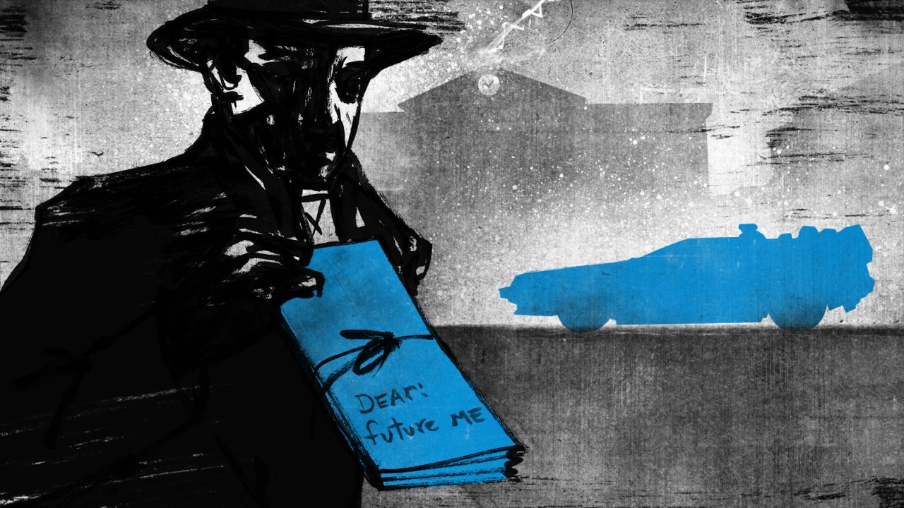 The Wisdom Project Back to the future illustration