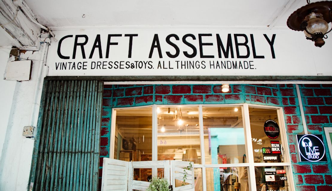 Indie boutiques and vintage stores like Craft Assembly dot Arab Street area.