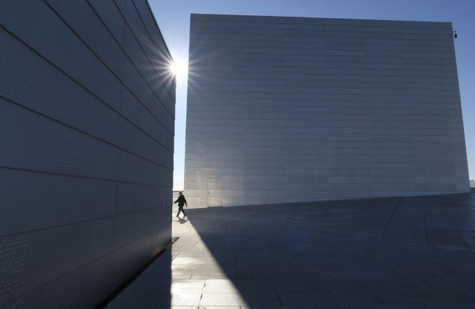 The iceberg-shaped Oslo Opera House is at the heart of the dynamic Bjorvika neighborhood. An Edvard Munch museum and a new venue for the city's public library are expected to open in the district by 2019. 