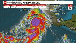 Hurricane Patricia is the strongest storm ever recorded by the U.S. National Hurricane Center.