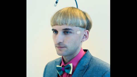 David Vintiner and Gemma Fletcher recently photographed people interested in the relationship between futurism, technology and the human body. They met artist and self-described human cyborg Neil Harbisson, who had an antenna surgically implanted in his skull in 2004. Based in Catalonia, Spain, Harbisson says the antenna allows him to hear colors. For example, he said, blue sounds like the musical note C, or C sharp. Click through the gallery for more images of people associated with future tech and the human body.