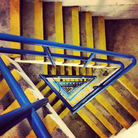 <strong>2. Learn from locals</strong> -- You can find photogenic spots in the places you visit through hashtags, geotags and feeds of local Instagrammers. A photographer I knew through Instagram pointed me in the direction of this colorful staircase. 