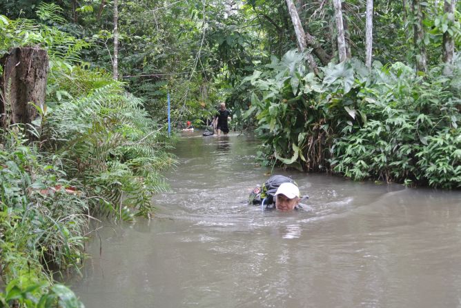 The Jungle Marathon involves a 254-kilometer trek through swamps, mangroves and undergrowth, but there are "easier" 127- or 42-kilometer challenges.