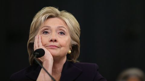 WASHINGTON, DC - OCTOBER 22: Democratic presidential candidate and former Secretary of State Hillary Clinton testifies before the House Select Committee on Benghazi October 22, 2015 on Capitol Hill in Washington, DC. The committee held a hearing to continue its investigation on the attack that killed Ambassador Chris Stevens and three other Americans at the diplomatic compound in Benghazi, Libya, on the evening of September 11, 2012. (Photo by Chip Somodevilla/Getty Images)