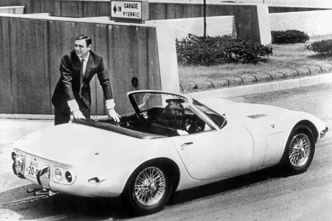 One of the coolest Bond cars ever, the rare Japanese exotic was specially modified to accommodate the lanky Sean Connery -- the roof was removed.