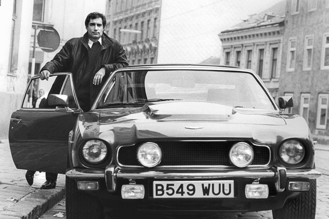 Bond's return to Aston Martin in 1987 saw Timothy Dalton take the wheel of a gadget-laden V8 Volante. Another underrated favorite of ours.<br />