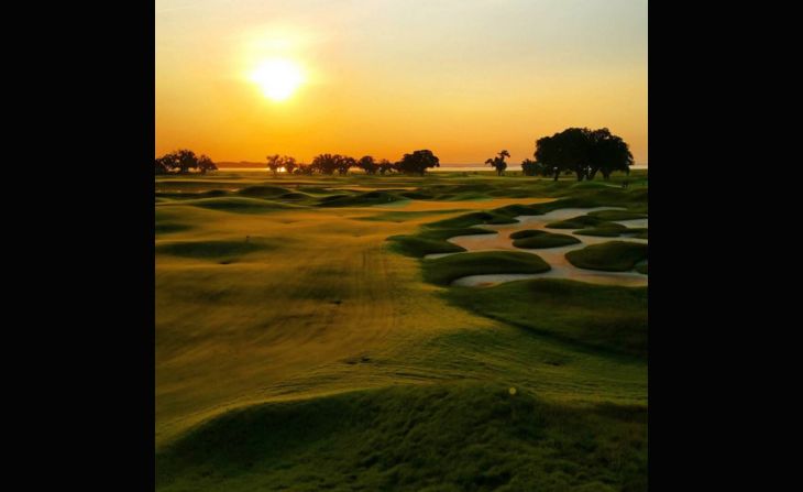 "The Pete Dye clubhouse is blessed with a magnificent sunrise," the club says on its website. "While the Jack Nicklaus Clubhouse enjoys stunning sunsets." Based on <a href="index.php?page=&url=https%3A%2F%2Finstagram.com%2Fjakew843%2F" target="_blank" target="_blank">@jakew843</a>'s shot, they certainly have a point.