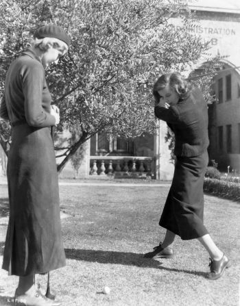 American actress Katharine Hepburn played Pat, whose golfing prowess is affected whenever overbearing fiancée Davie is present. She teams up with dodgy sports promoter Mike Conovan, played by Spencer Tracy in a film described as "pleasing blue-plate of al fresco warm-weather fare" by the New York Times.