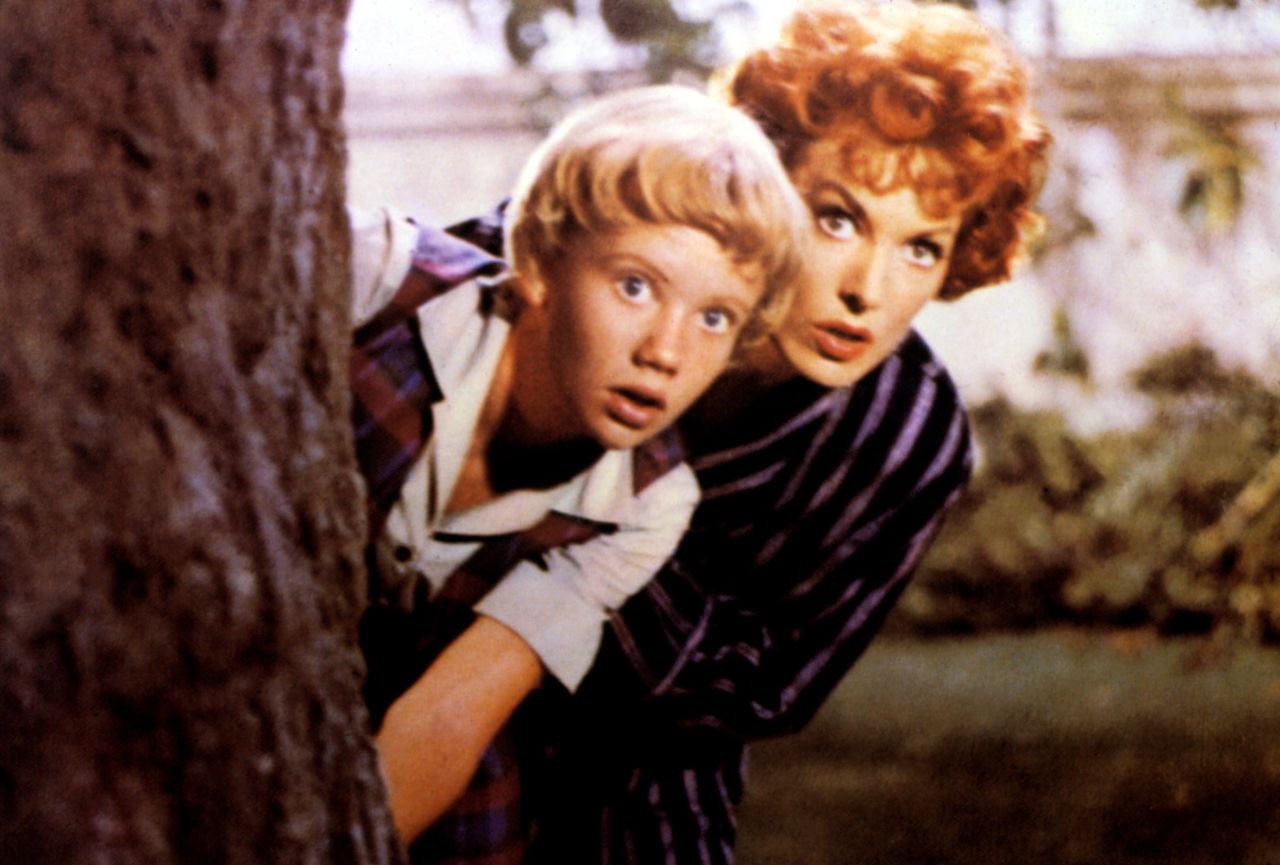 O'Hara and Hayley Mills in 1961's "The Parent Trap." O'Hara plays the foil to many pranks by Mills, who played twins in the Disney movie. 