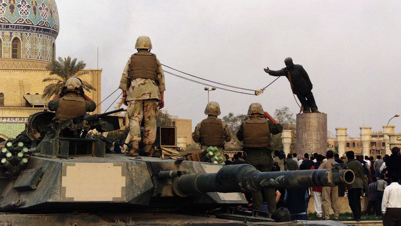 Saddam Statue Toppling