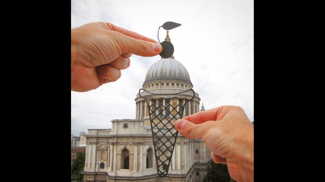 Turning London's St. Paul's into an ice cream cone? That's one way to make church more enjoyable. 