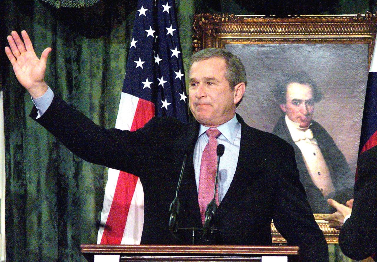 <strong>Then:</strong> <a href="http://www.cnn.com/2013/07/07/us/george-w-bush-fast-facts/">George W. Bush</a> served as governor of Texas until December 21, 2000. He of course went on to become the 43rd president of the United States. His presidency was soon put to the test after the terrorist attacks on September 11, 2001. 