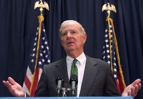 <strong>Then: </strong>James Baker served as Bush's recount chief after serving in the Reagan and George H.W. Bush administrations. He also played a large role in fighting the legal claims made by Gore's campaign over the controversy of the 2000 election.