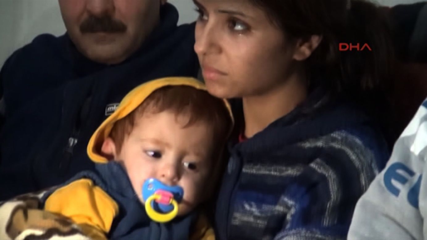 In October, fishermen rescued an 18-month-old boy from the Aegean Sea after a boat carrying refugees capsized.