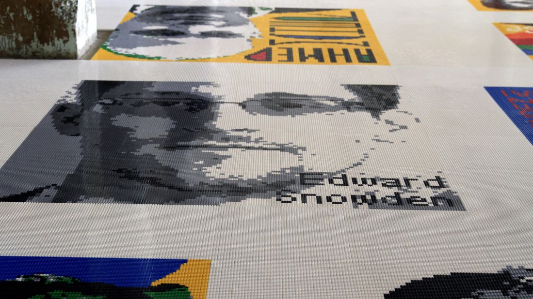 This isn't the first time Ai has created art using LEGO. "Trace," was exhibited on Alcatraz Island. The installation features 176 colorful portraits made of LEGO bricks representing individuals who have been imprisoned or exiled because of their beliefs.
