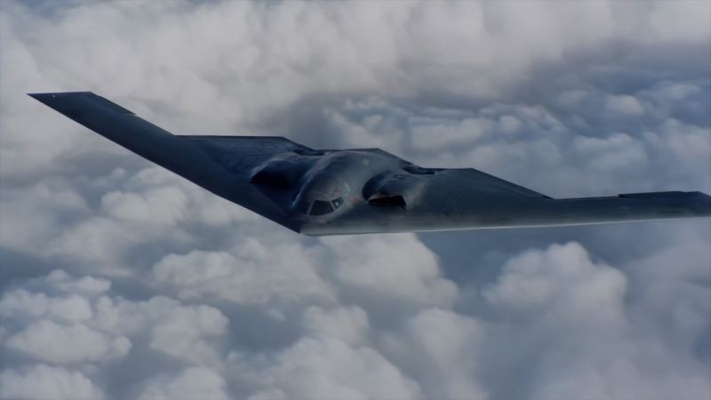 Never-before-seen video of B-2 Spirit stealth bomber