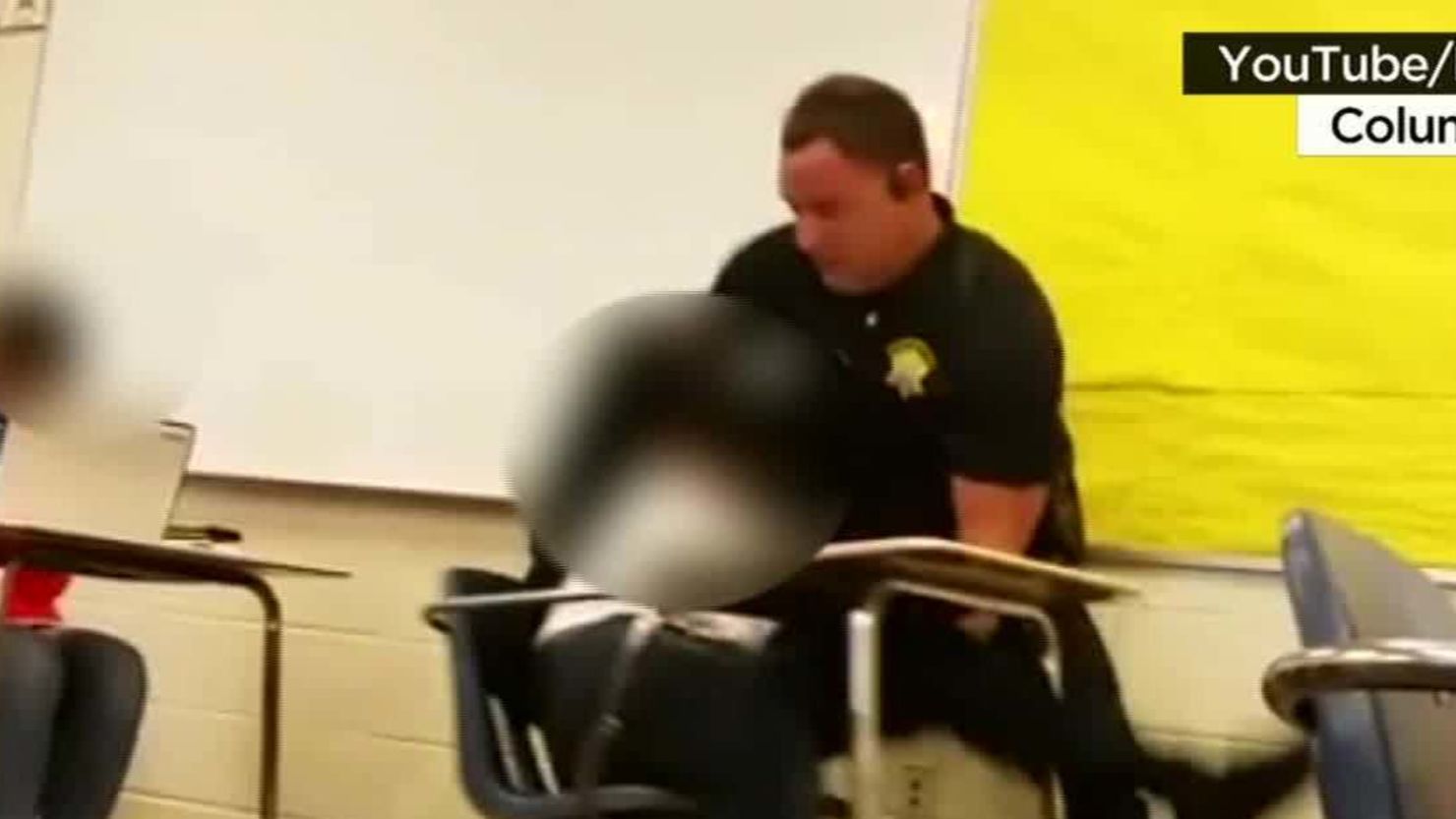 Ben Fields, a school resource officer at Spring Valley High in South Carolina, was caught on video roughing up a student in class.