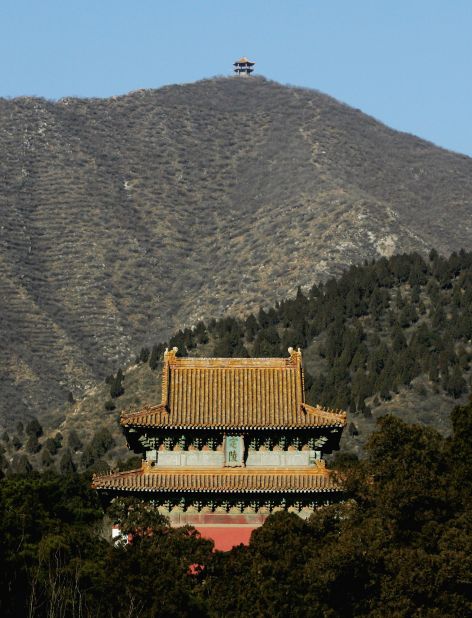 The Ming Tombs are located just outside of Beijing, and currently serve as the burial ground for 13 emperors. The Ming Tomb complex is over 15 square miles wide.