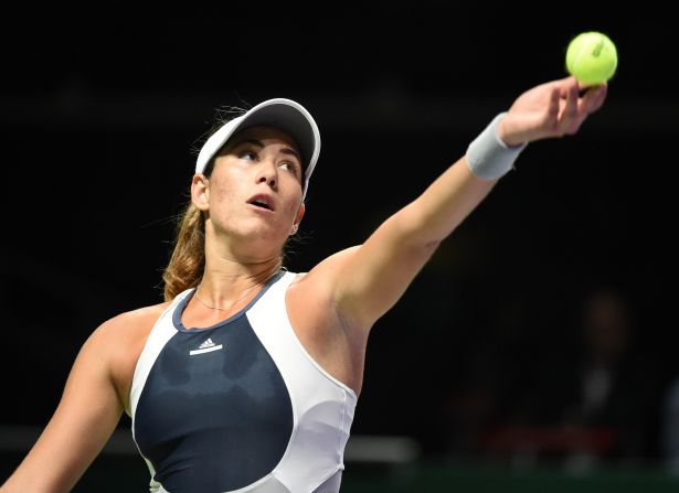 Spain's rising star Muguruza opened her White Group campaign with a 6-3 7-6 (7-4) win against Safarova of the Czech Republic on Monday.