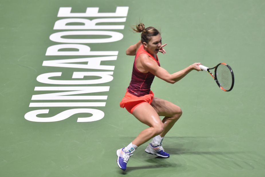 Halep could have qualified for the semifinals with victory, but the Romanian lost seven out of eight games from 4-4 in the opening set and the Russian held off her late fightback.  