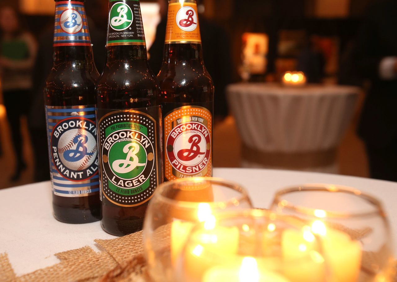 Glaser designed Brooklyn Brewery labels