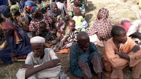 Some of those rescued this week from Boko Haram camps.