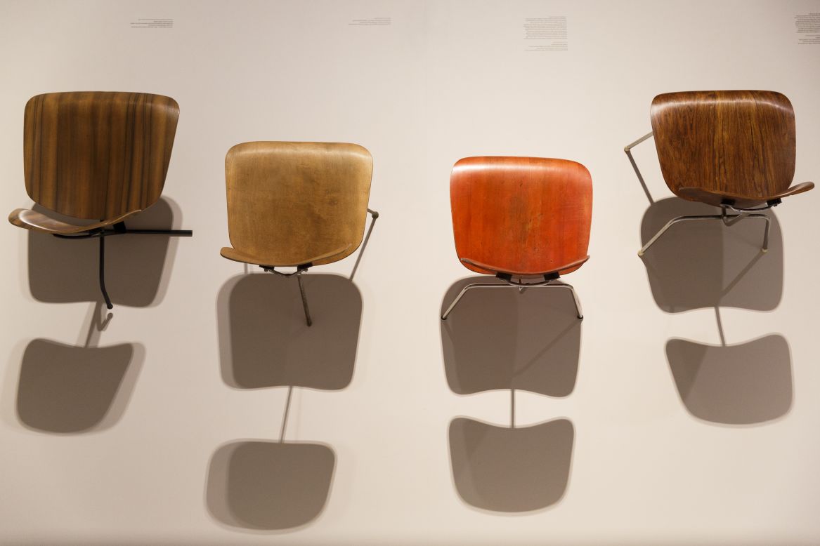 They also made molded plywood chairs, as well as plastic ones. 