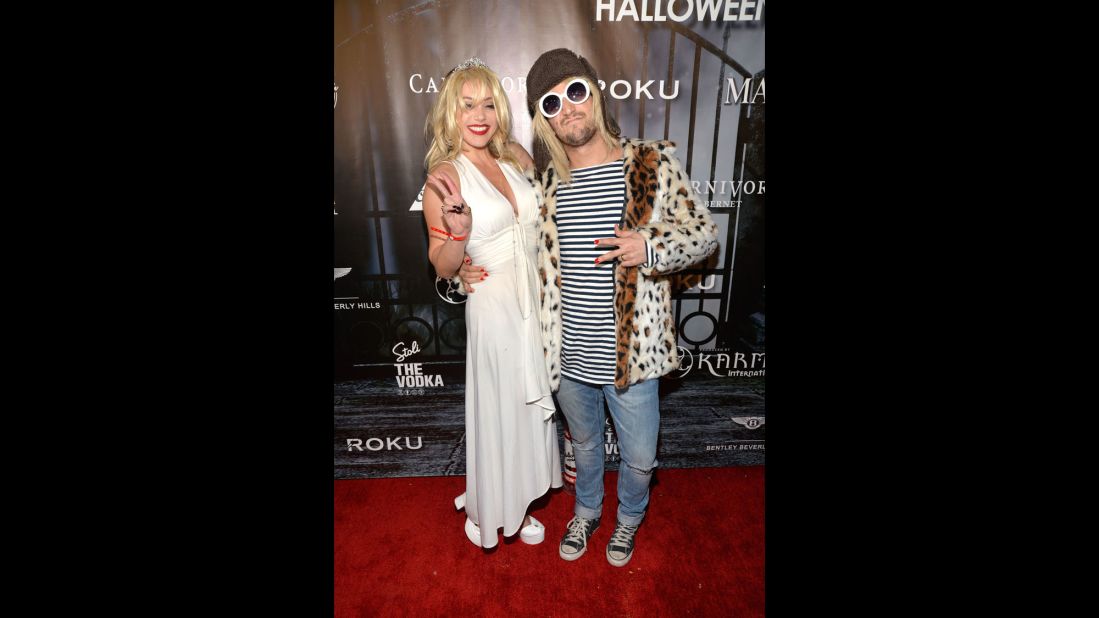 "Dancing With the Stars' " Mark Ballas and girlfriend BC Jean brought some grungy glamor to the Maxim party as Kurt Cobain and Courtney Love.