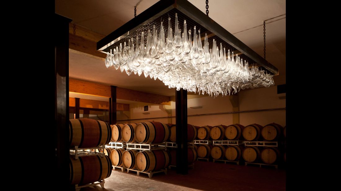 This piece by Chinese-French installation artist, Chen Zhen, was introduced to the winery's collection in 2002. 