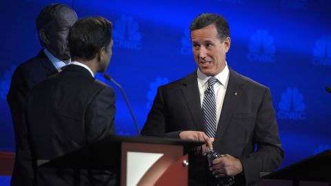 "A true conservative wants to create a level playing field," former Pennsylvania Sen. Rick Santorum said. "That's what government is supposed to do. ... And when it comes to our manufacturers, the level playing field is not in the United States."