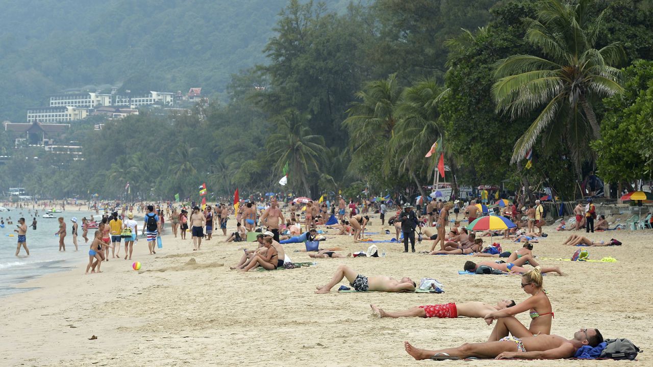 There's no such thing as a "quiet day at the beach" in Patong.