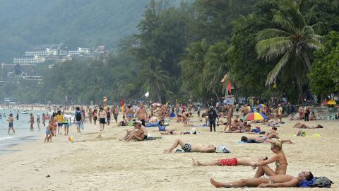 There's no such thing as a "quiet day at the beach" in Patong.