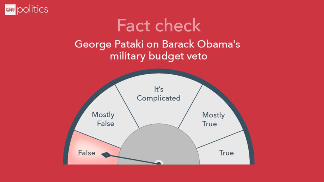 CNBC Debate fact check- Pataki Obama