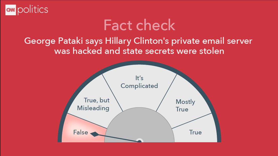 CNBC Debate fact check- Pataki Clinton