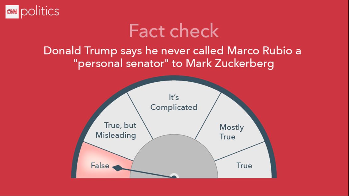 Trump zukerberg fact check