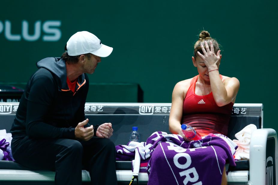 That about sums it up for Simona Halep. She lost to Radwanska on Thursday and was eliminated at the WTA Finals. 