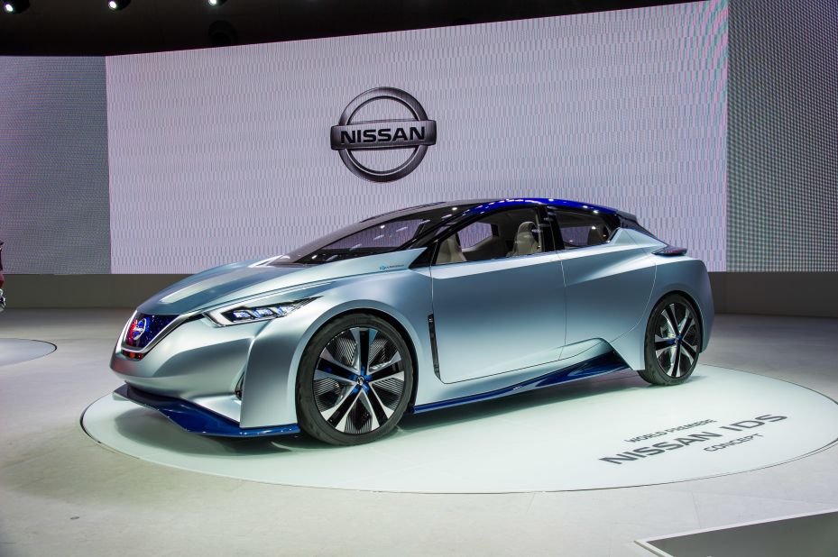 The Nissan IDS drove itself out onto the stage at Tokyo; it's designed to showcase autonomous technology.