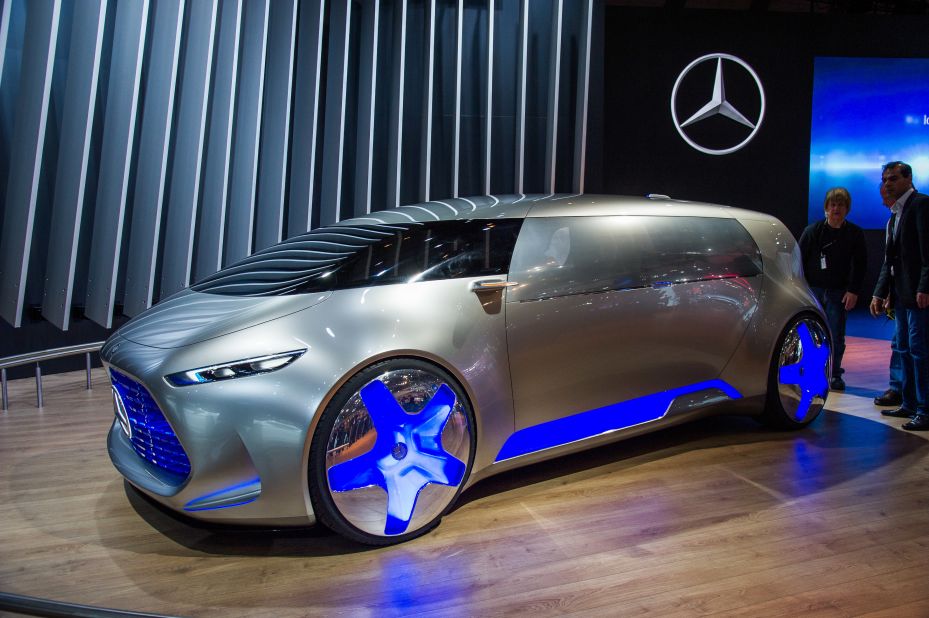 Mercedes is bringing fuel cell technology to the show, in the form of its dramatic Vision Tokyo concept car.