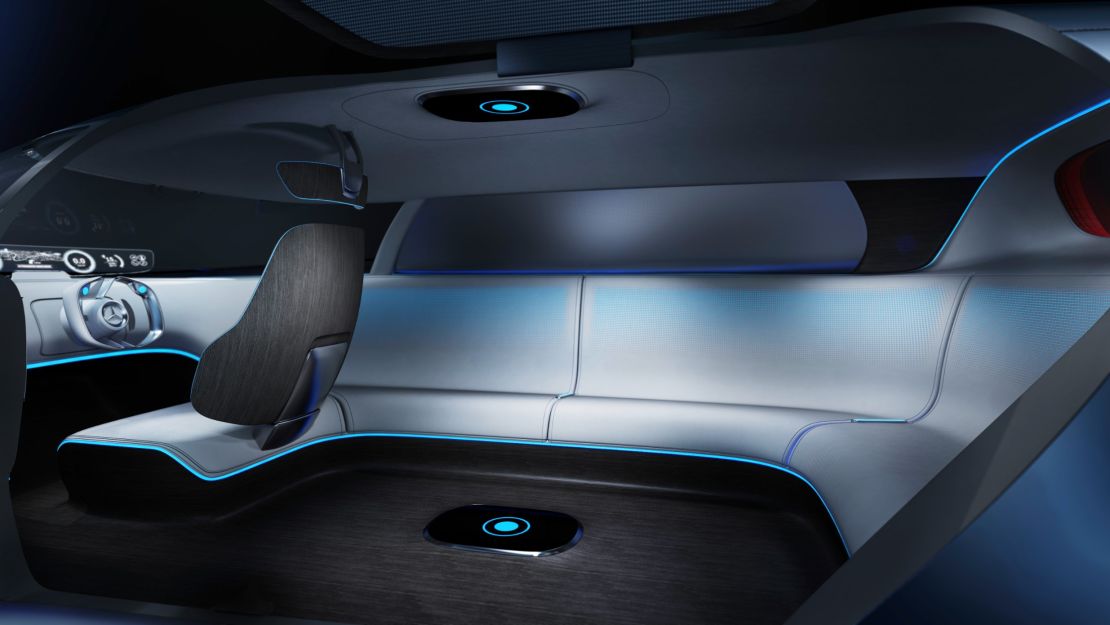The Mercedes Vision Tokyo features a 'lounge seating' interior.