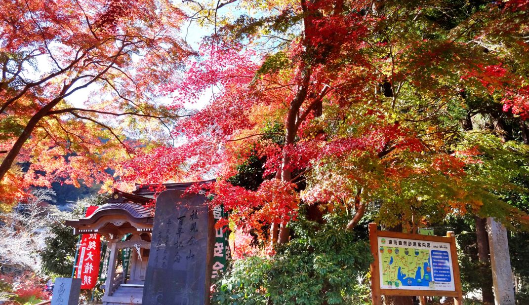 It's a 90-minute hike to the top of Mount Takao. On a clear day, you can see Mount Fuji from the top. As with Mount Mitake, there's a cable car service that takes visitors halfway up the hill. 