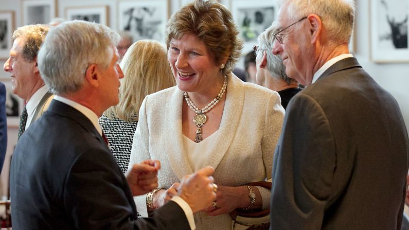 <strong>Now: </strong>In 2001-2002, Hughes was as a counselor and strategic adviser to George W. Bush. In 2008, she became the worldwide vice chair for Burson-Marsteller, a public relations firm.